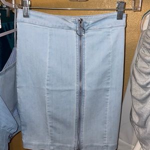 Two Piece Denim Matching Set